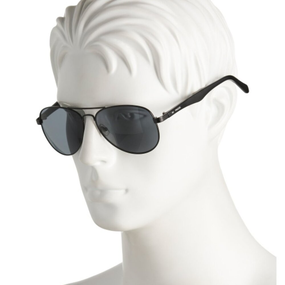 NEW FOSSIL Men's/women 57mm Sunglasses :Black 161mn - Picture 2 of 2